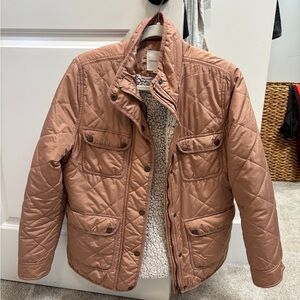 Thread & Supply Blush Quilted Jacket